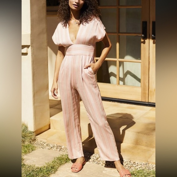 L*Space Striped Cover-Up Jumpsuit - Picture 2 of 16